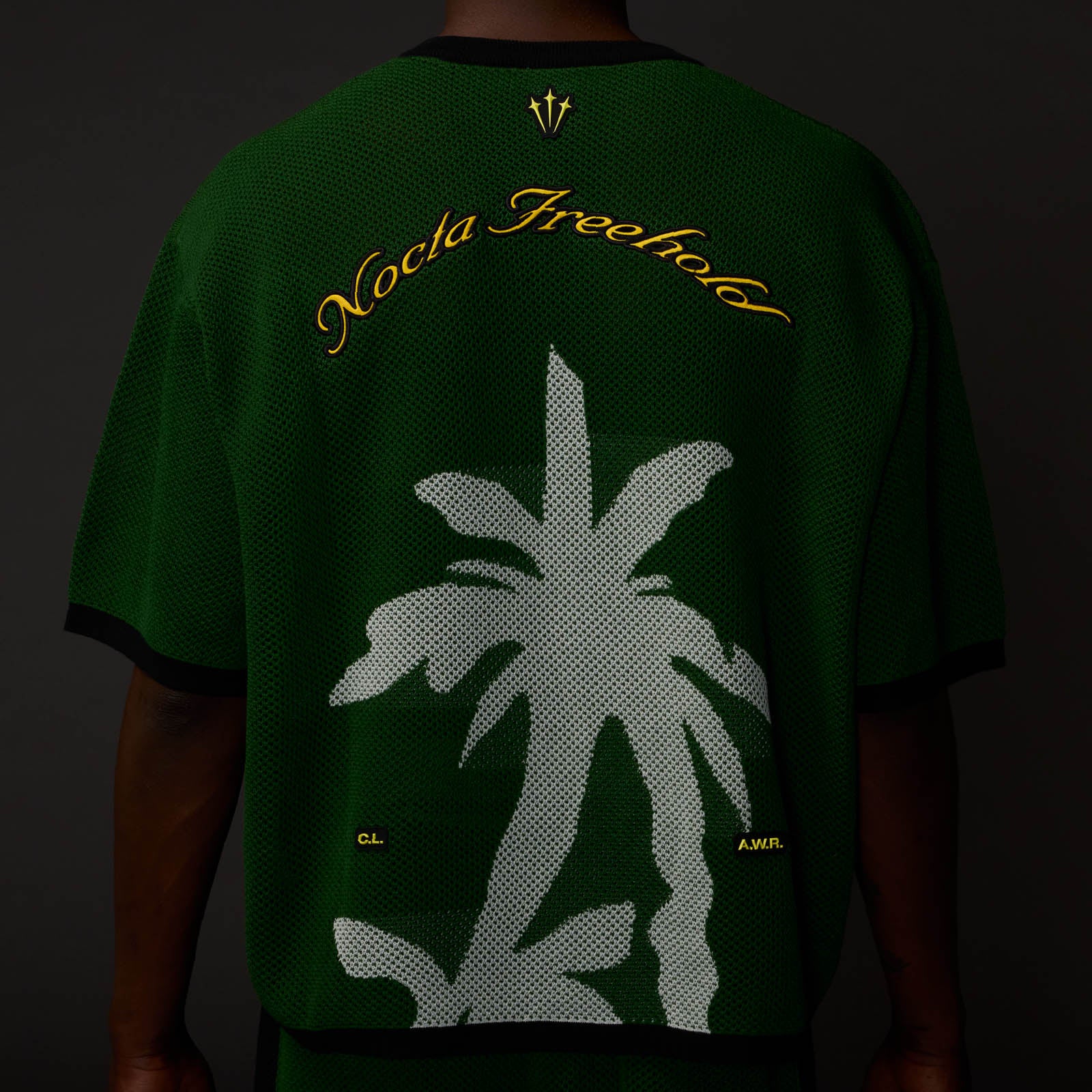 Vybz Green Knit Short Sleeve