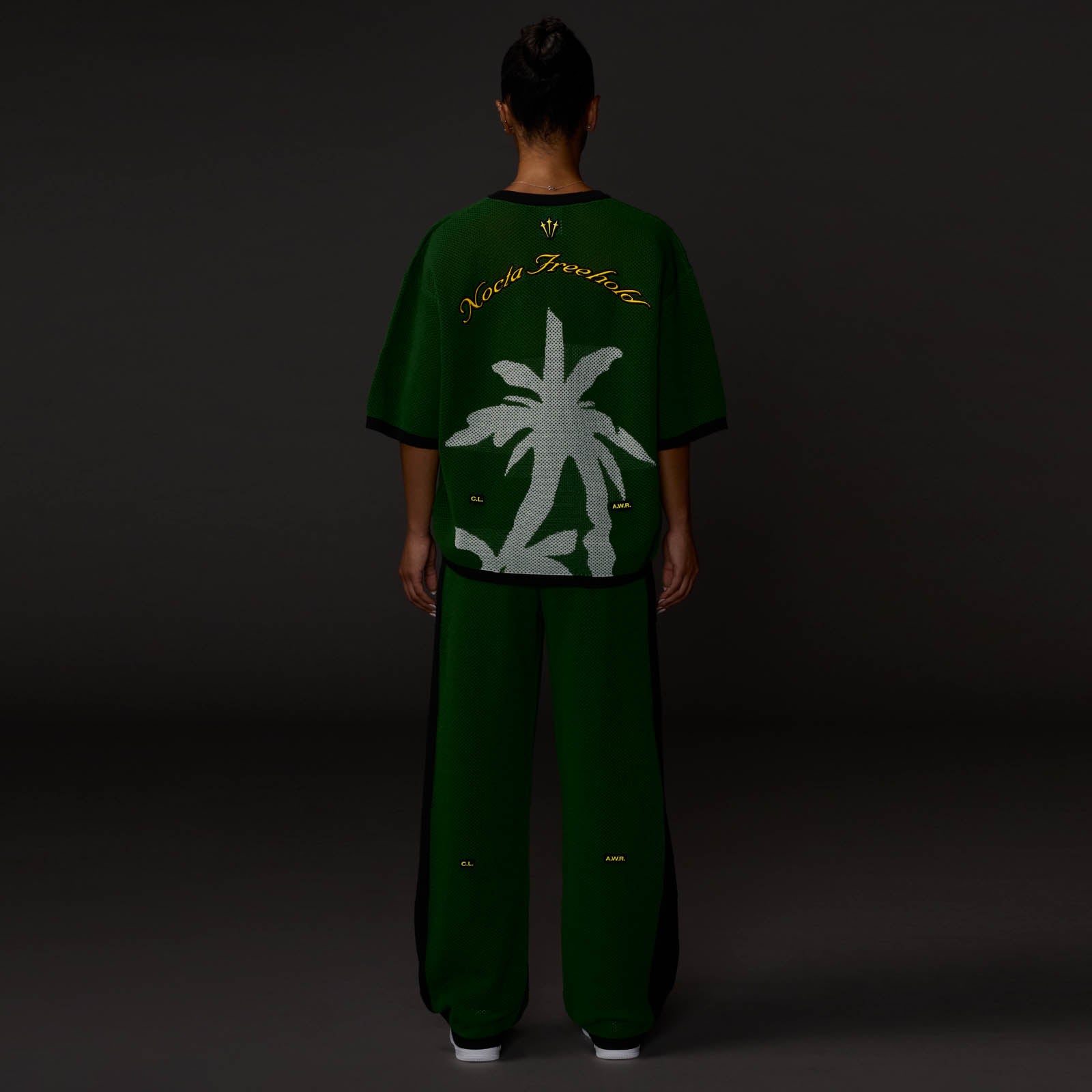 Vybz Green Knit Short Sleeve