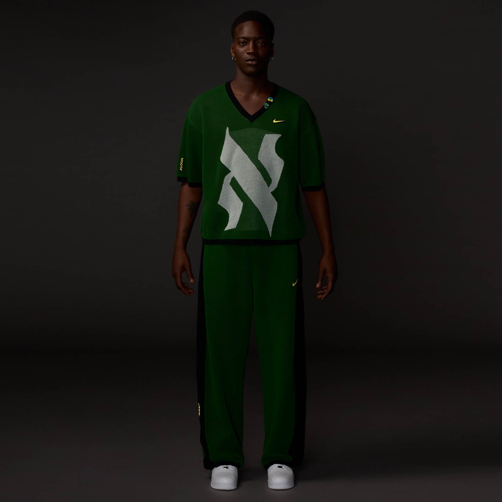 Vybz Green Knit Short Sleeve