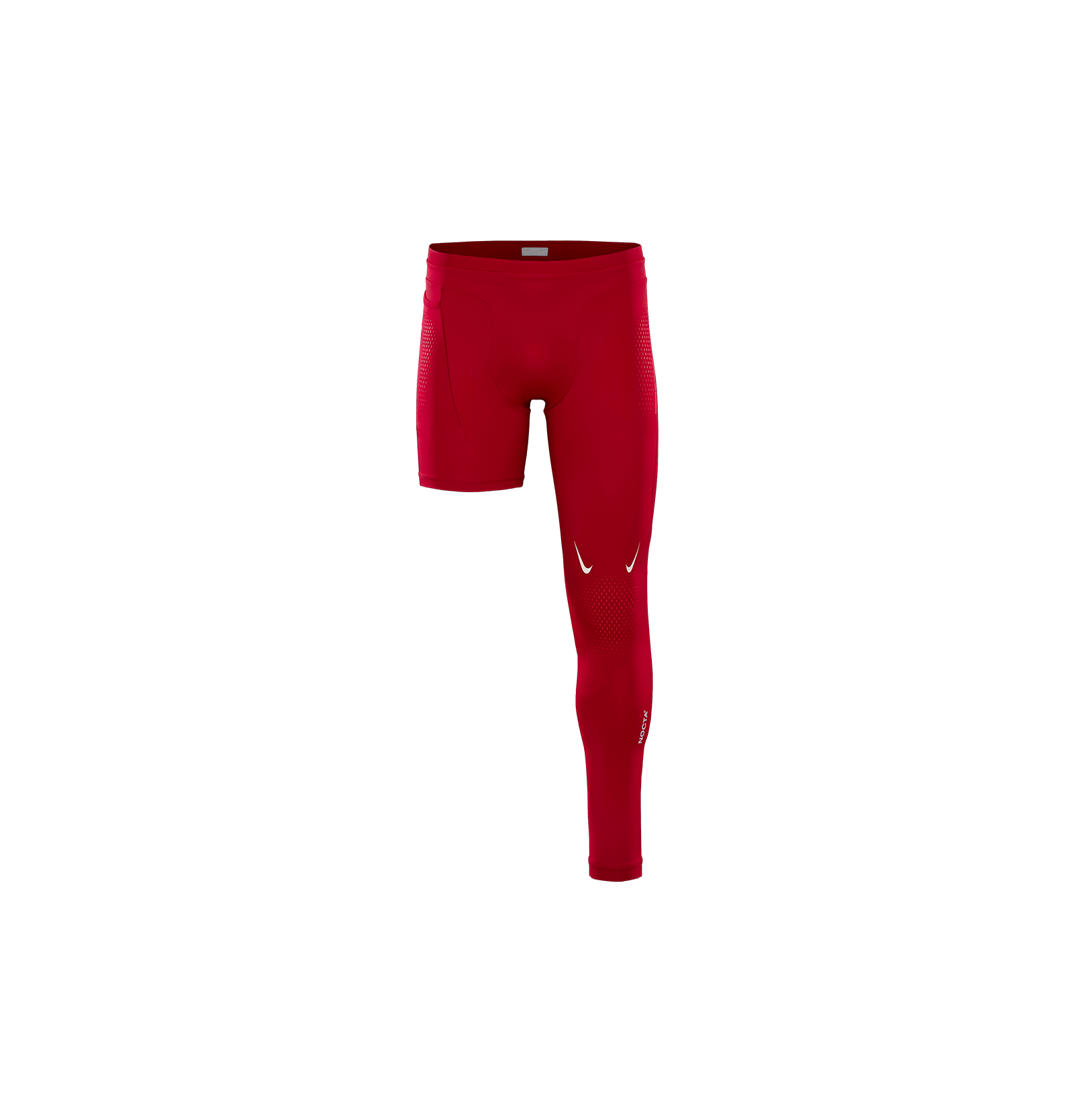 Single Leg Tights (Left) in Red NOCTA