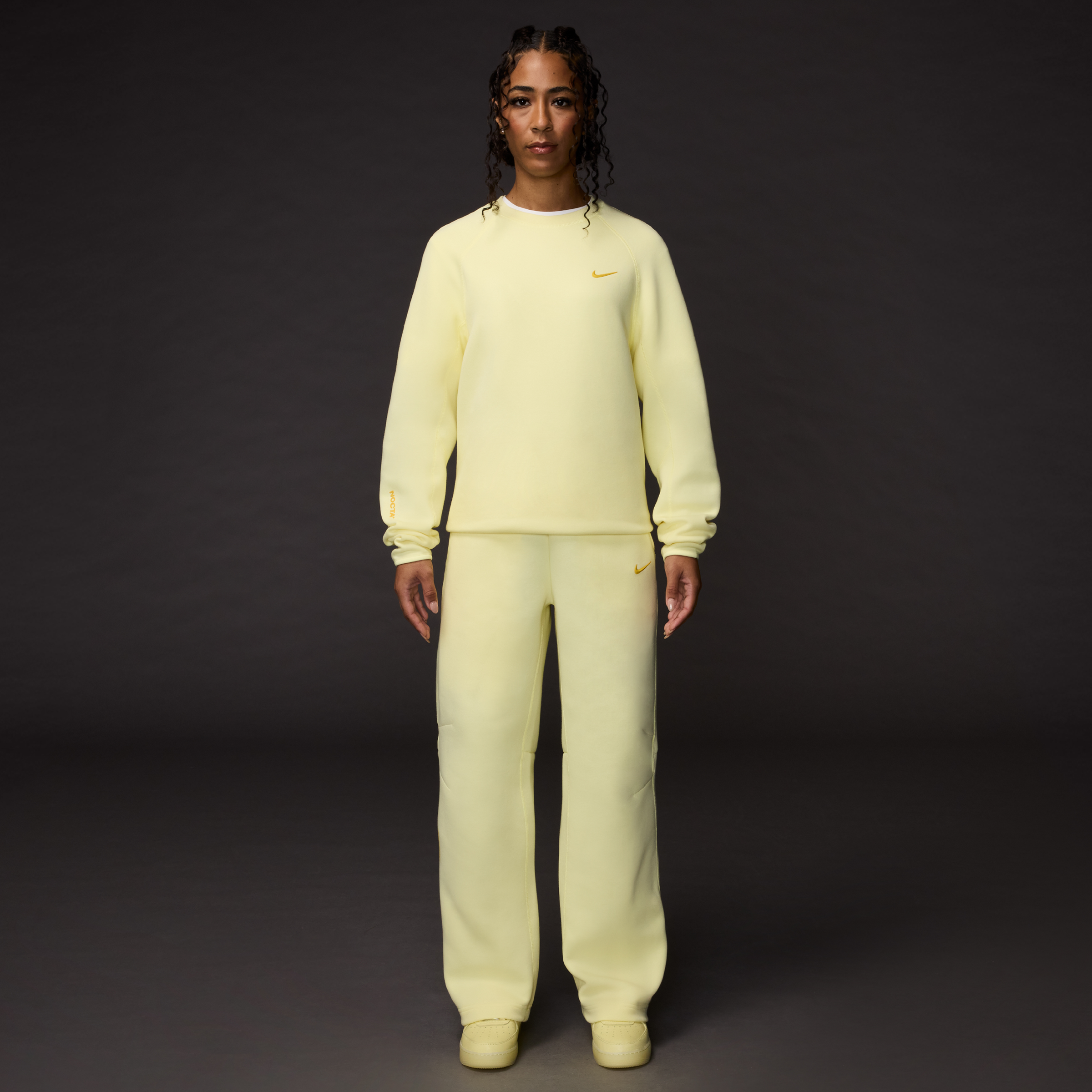 NOCTA Tech Fleece Crew Citron Tint | NOCTA