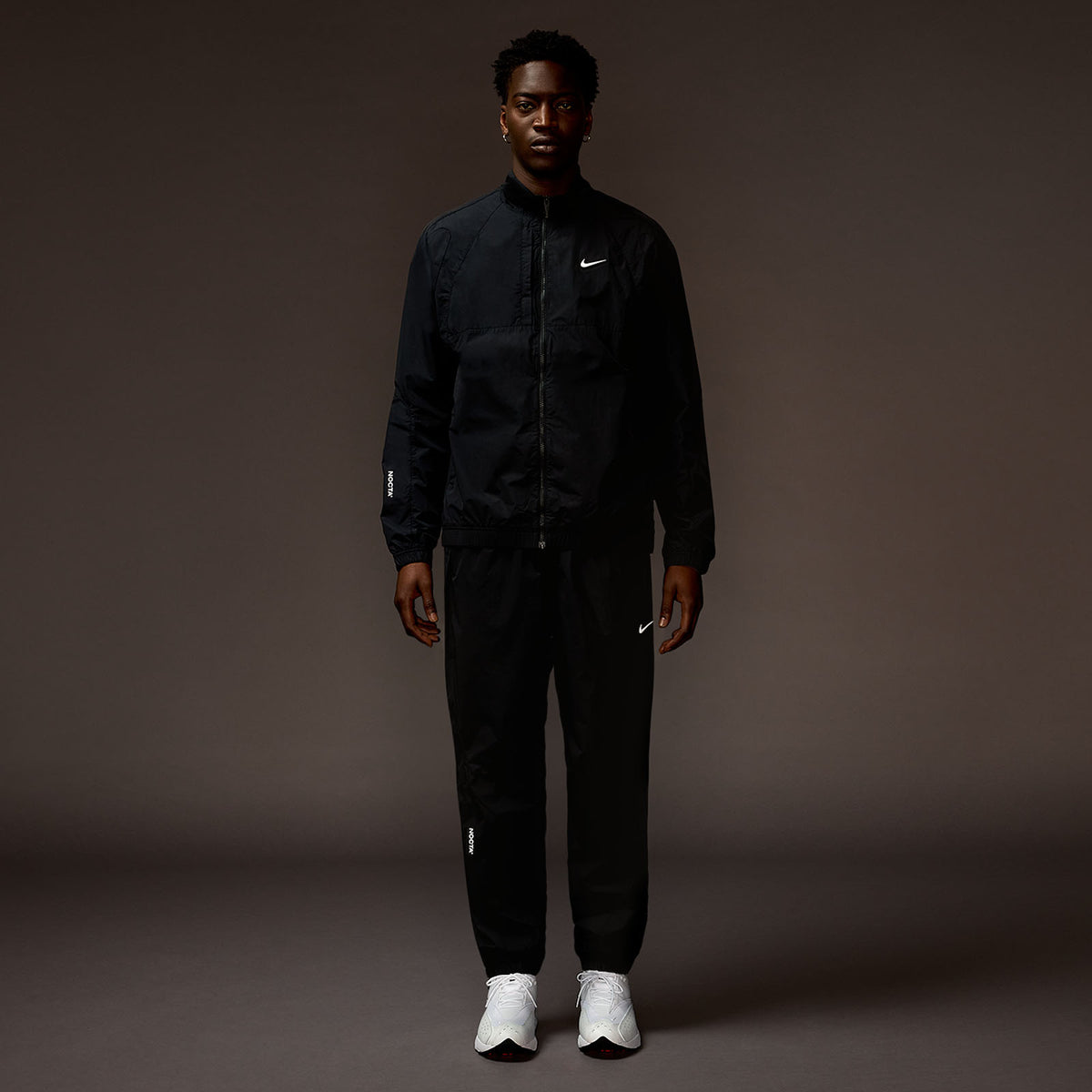 NORTHSTAR NYLON TRACK JACKET BLACK | NOCTA