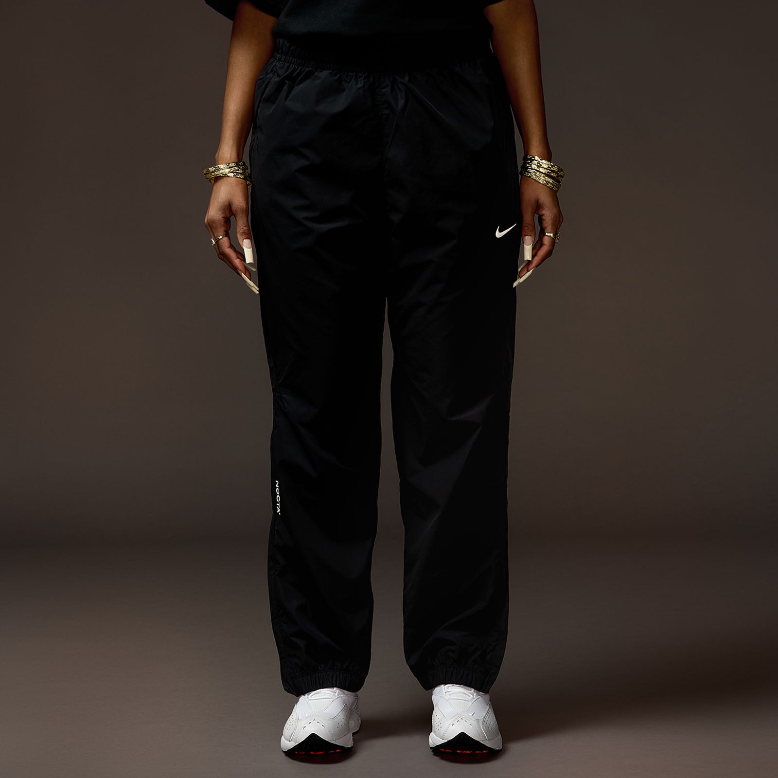 NORTHSTAR NYLON TRACK PANT BLACK | NOCTA