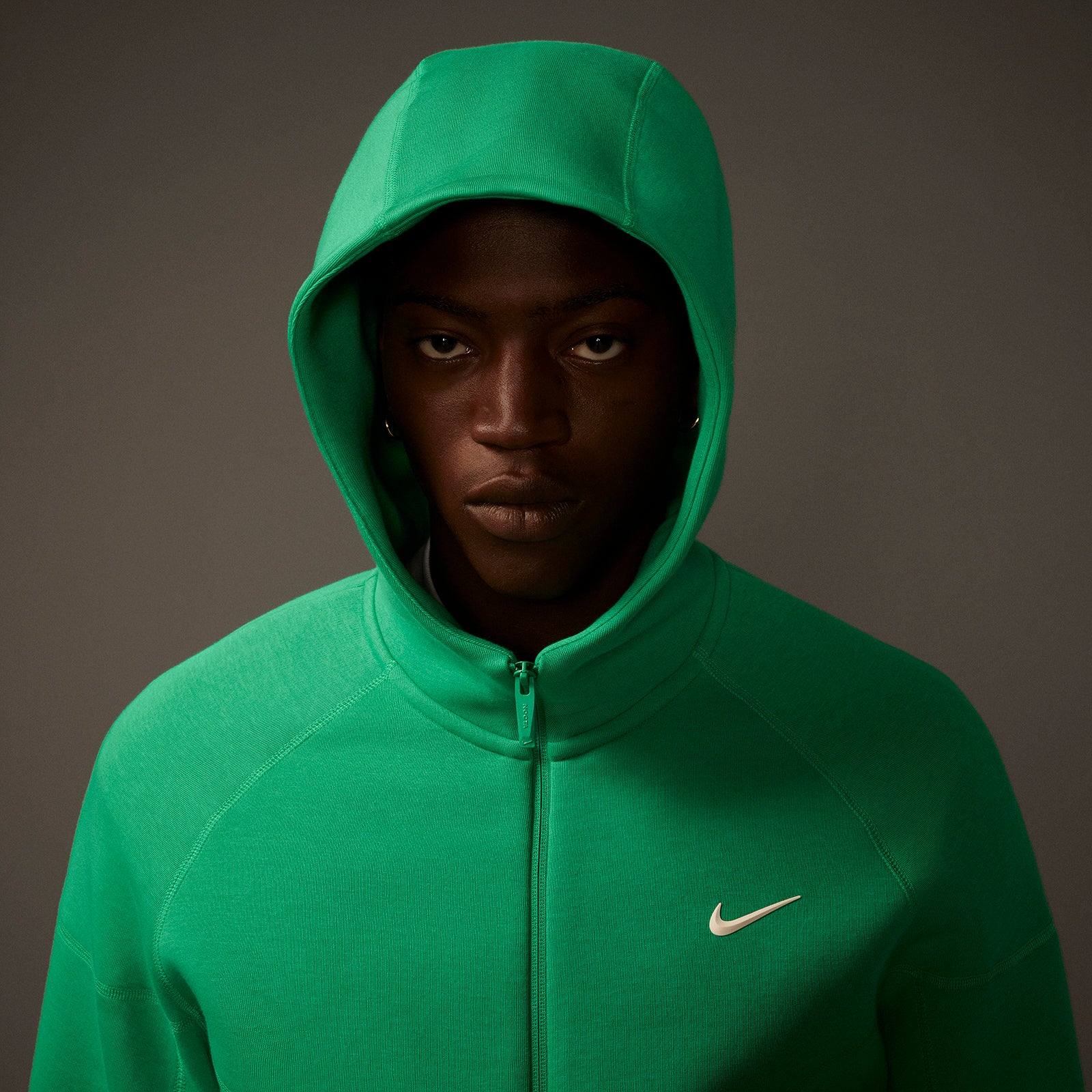 Tech Fleece Full Zip Hoodie Stadium Green | NOCTA