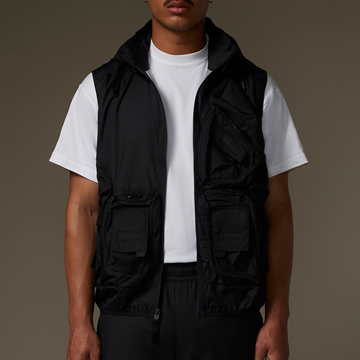 Deep Pockets Nylon Tech Jacket Black | NOCTA