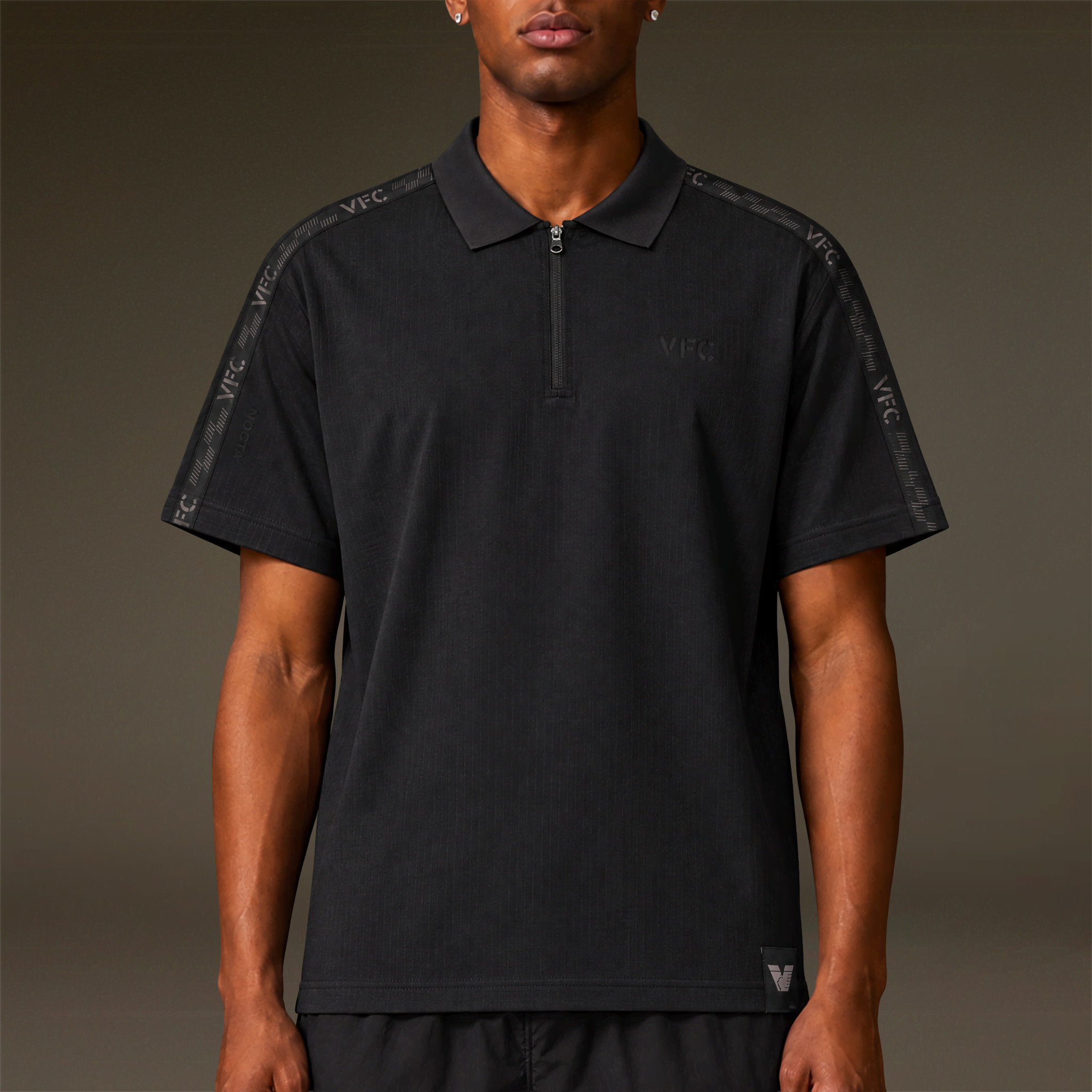 26/27 VFC Travel Polo Black - IMAGE 2