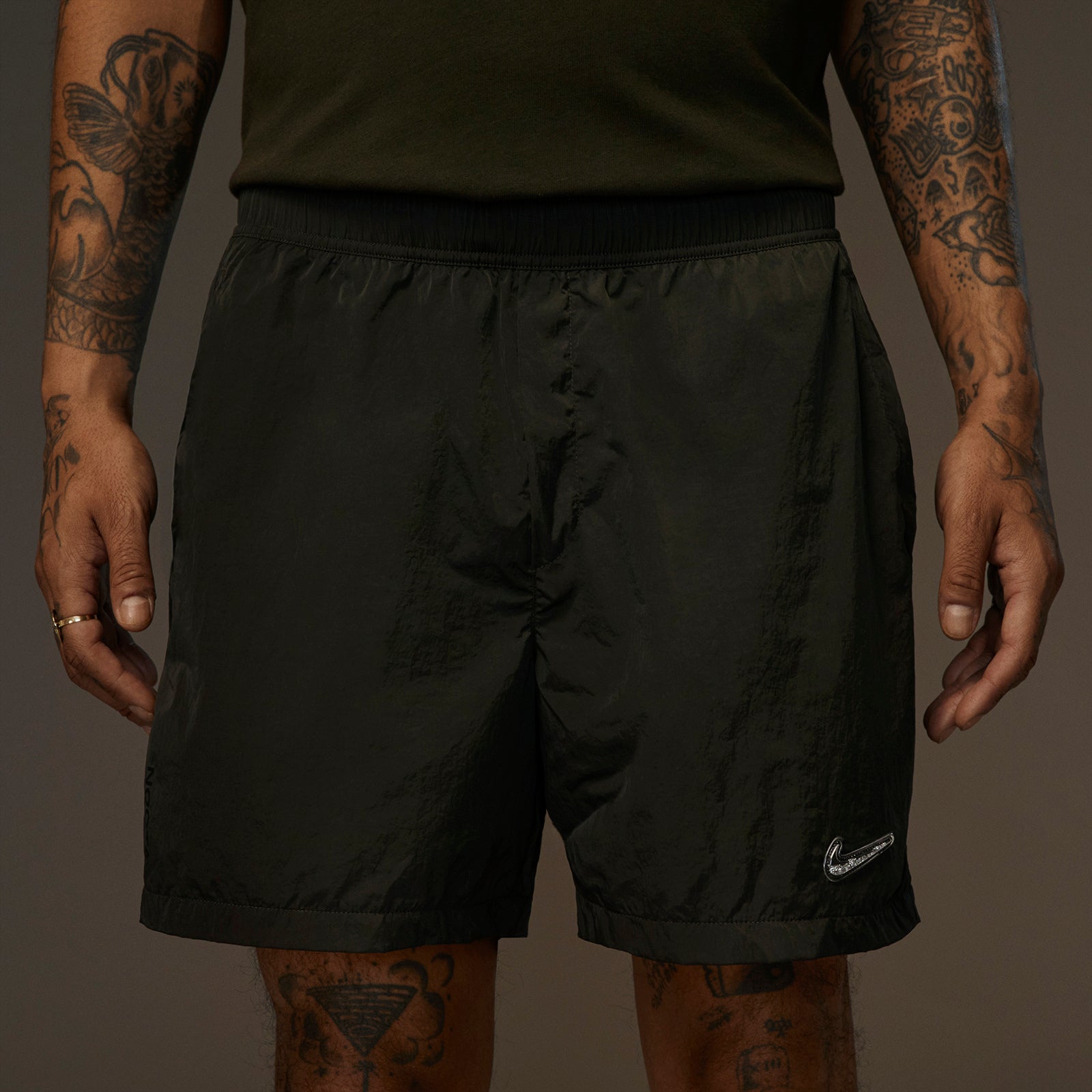 Shorts With SWAROVSKI® Crystals Swoosh