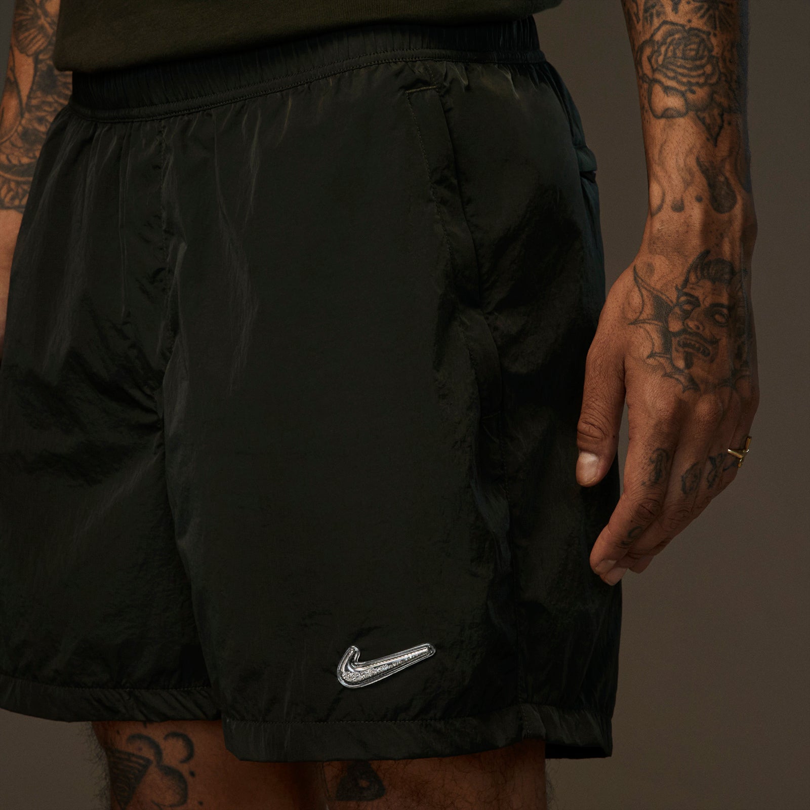 Shorts With SWAROVSKI® Crystals Swoosh